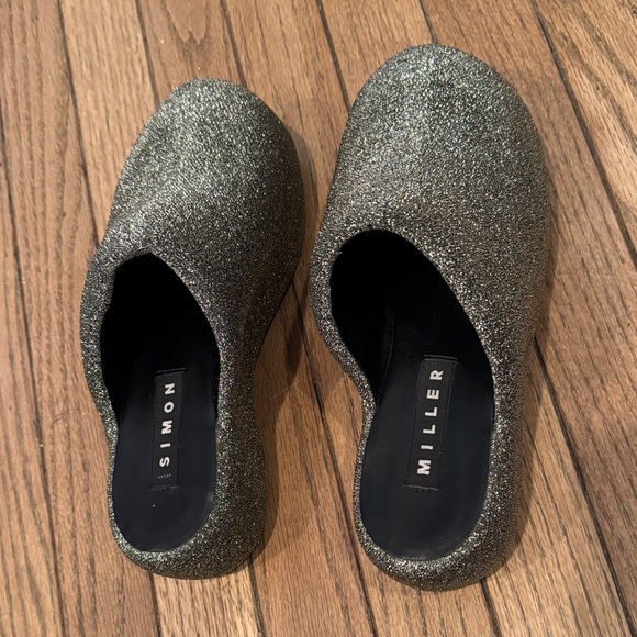 Simon Miller Shimmering Gold Clogs - Picture 2 of 6